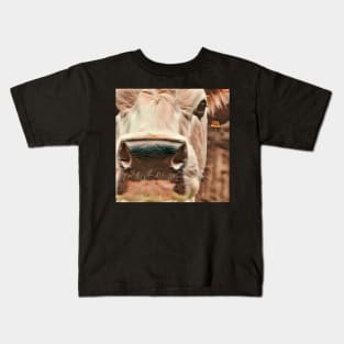 Cow Face Kids T-Shirt